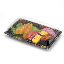 Wholesale disposable PS sushi food packaging box plastic sushi tray